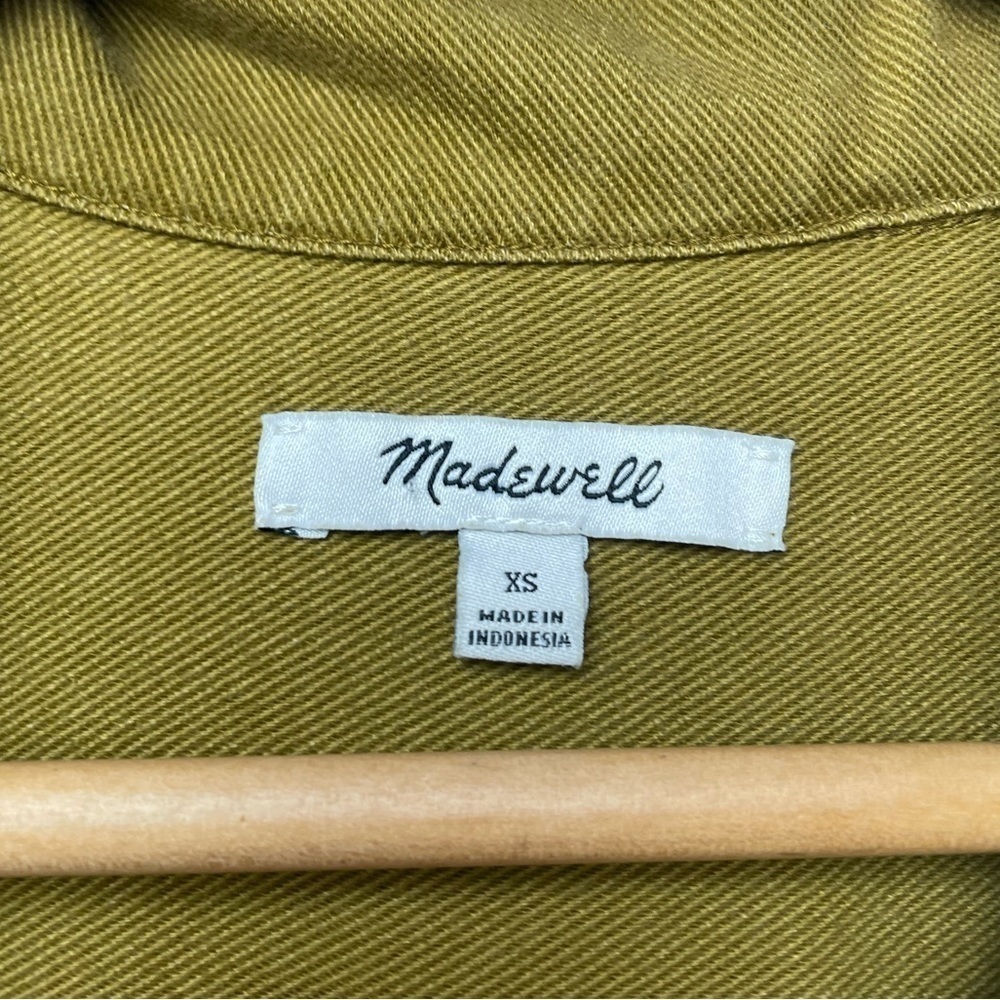 Madewell Safari Romper In Distant Olive Size Extra Small - Picture 6 of 9